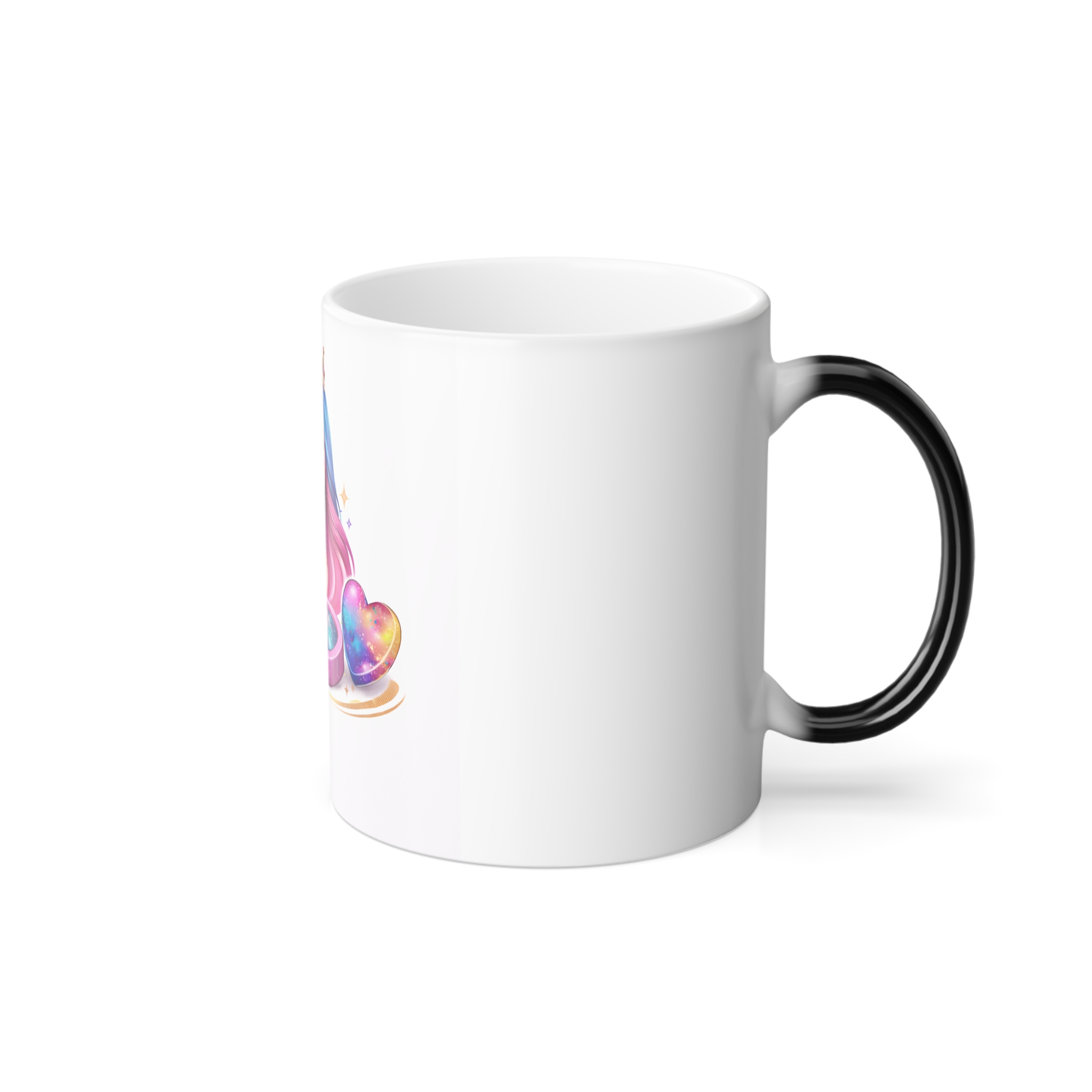 Galaxy Princess Color Morphing Mug — 11oz Heat-Activated Magic Mug - Image 4